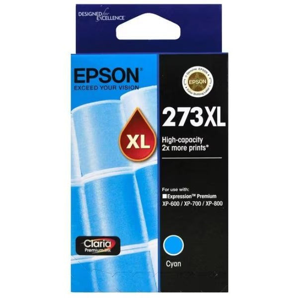 Epson 273XL Ink Cartridge High Yield Cyan C13T275292 - SuperOffice