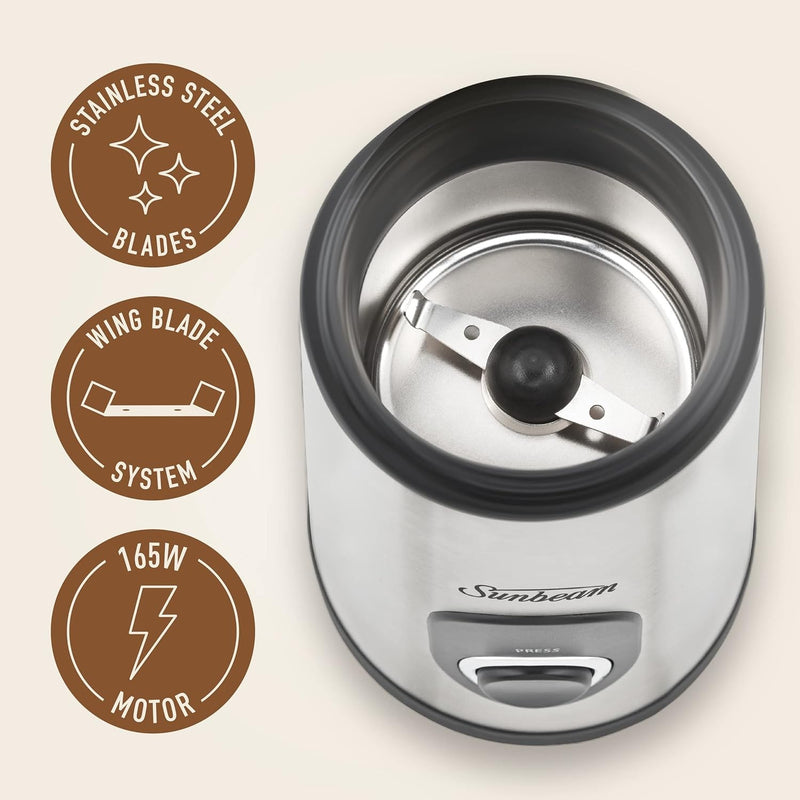 Sunbeam Multigrinder II EM0405 Stainless Steel