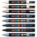 Uni POSCA PC-5M Paint Markers Monotones 8 Pack
