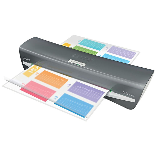 Leitz Ilam Home Office Laminator A3 A4 Laminating Machine Grey