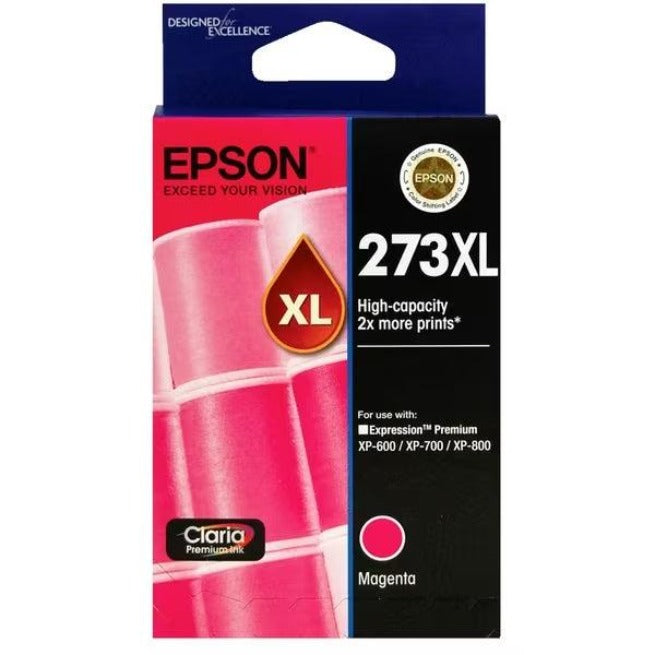 Epson 273XL Ink Cartridge High Yield Magenta C13T275392 - SuperOffice