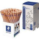 Staedtler Natural Graphite Lead Pencils HB Tub 100 Bulk