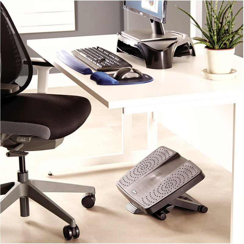 Fellowes Ultimate Footrest Ultimate Black/Grey