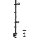 Kensington Vertical Stacking Dual Monitor Arm Black