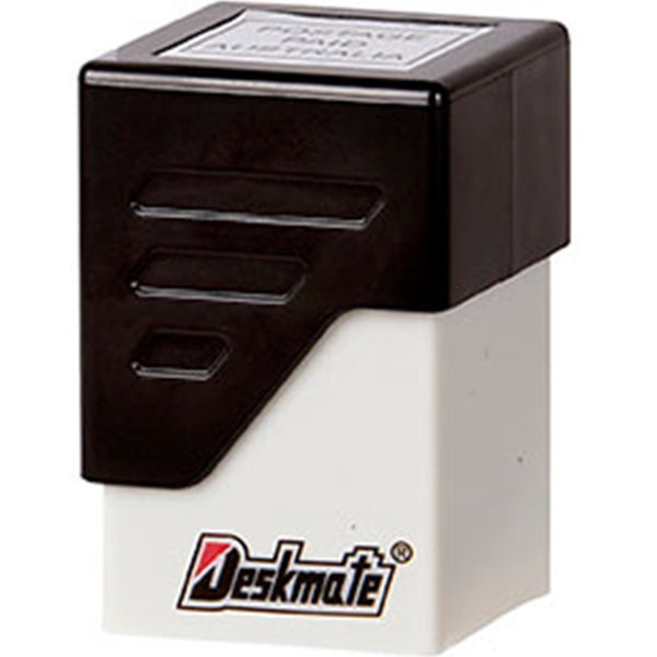 Deskmate Pre-Inked Stamp Postage Paid Australia Black