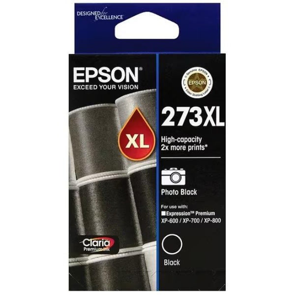 Epson 273XL Ink Cartridge High Yield Photo Black C13T275192 - SuperOffice