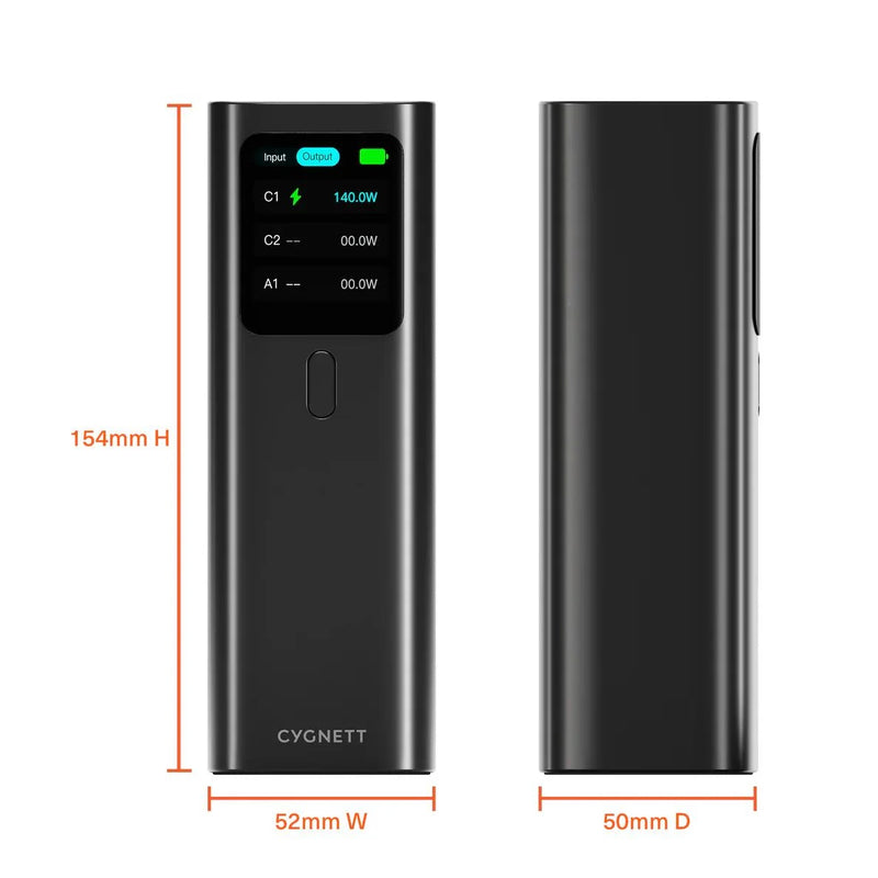 Cygnett Voyager HighPWR 27K mAH 148W Laptop Power Bank Charger Case