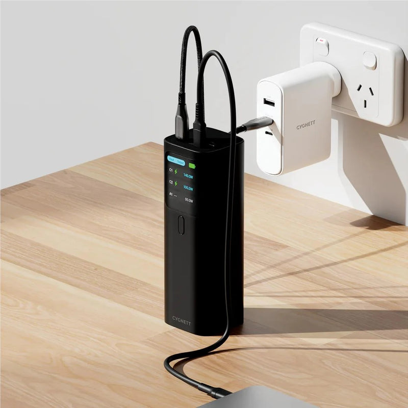 Cygnett Voyager HighPWR 27K mAH 148W Laptop Power Bank Charger Case
