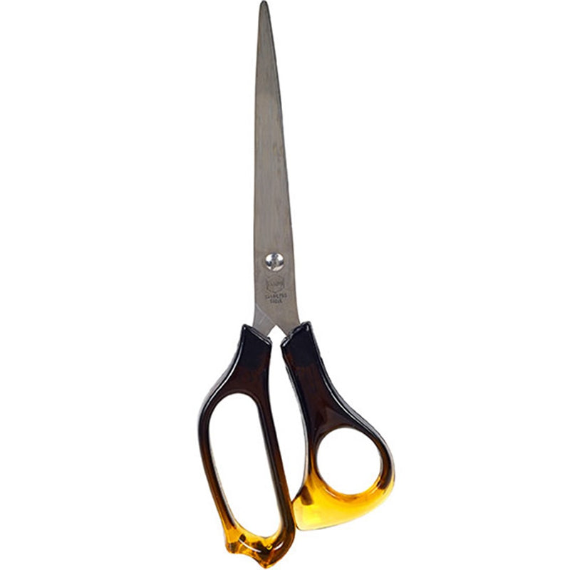 Marbig Dura Sharp Office Scissors Amber Handle 210mm 21cm