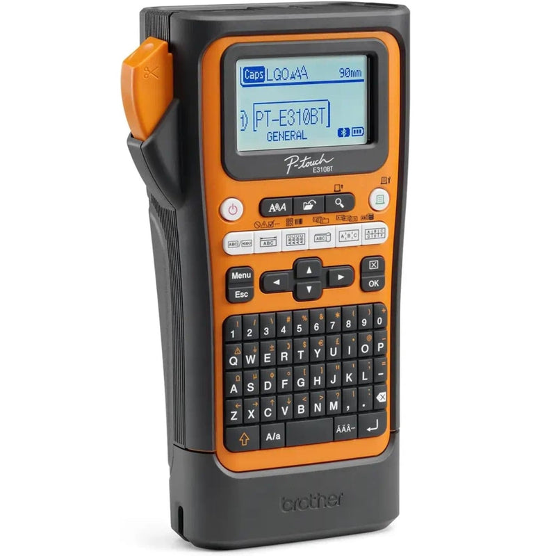 Brother PT-E310BTVP P-Touch Portable Industrial Label Printer Bluetooth USB-C Hard Case Starter Set
