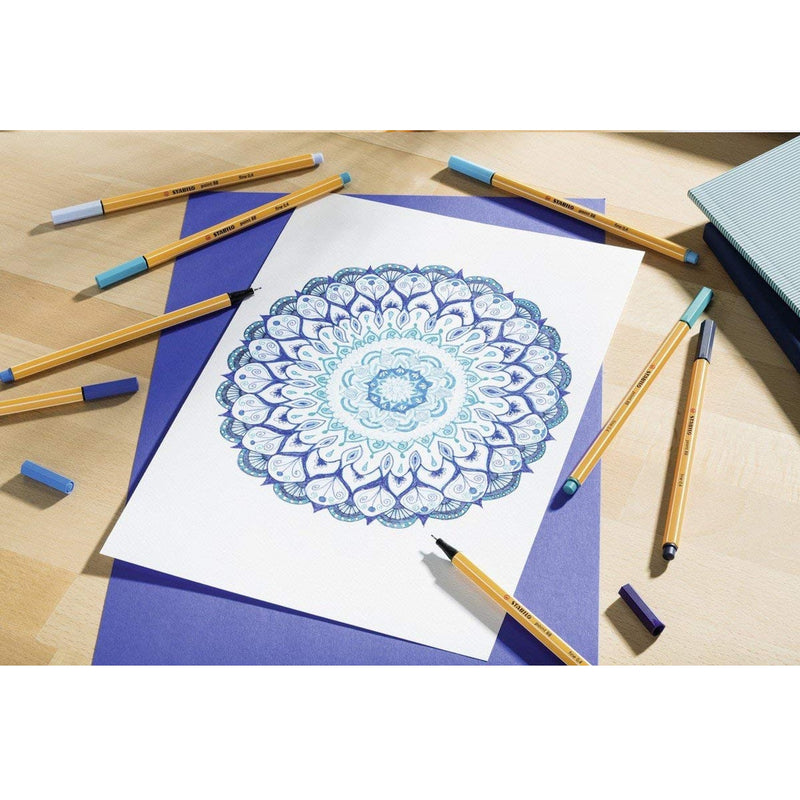 Stabilo 88 Point Fineliner Pen Colour Parade Pack 20