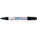 Artline 47 Wetrite Permanent Marker 1.5mm Bullet Black Box 12