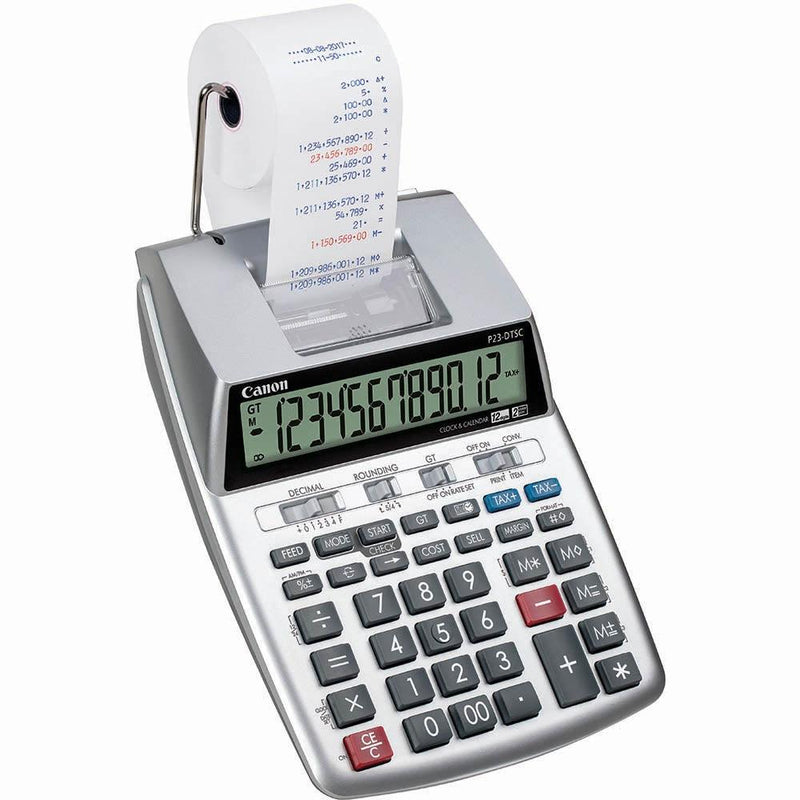 Canon P23-DTSC II Printing Calculator 12 Digit 2-Colour P23DTSCII - SuperOffice