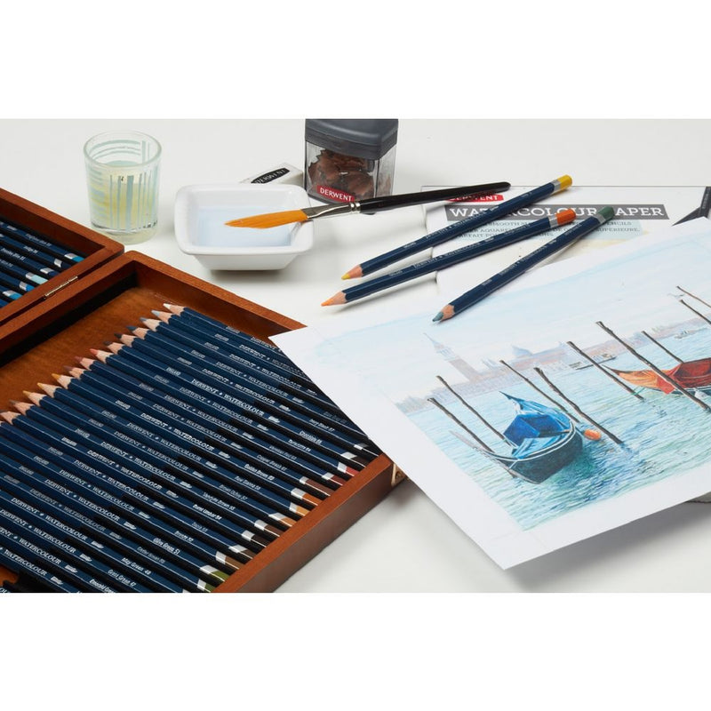 Derwent Watercolour Coloured Pencils Tin 36 Professional Set
