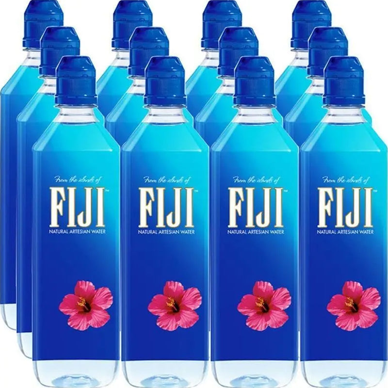 FIJI Natural Artesian Water 12 Pack of 700mL Bottle Carton Box Bulk