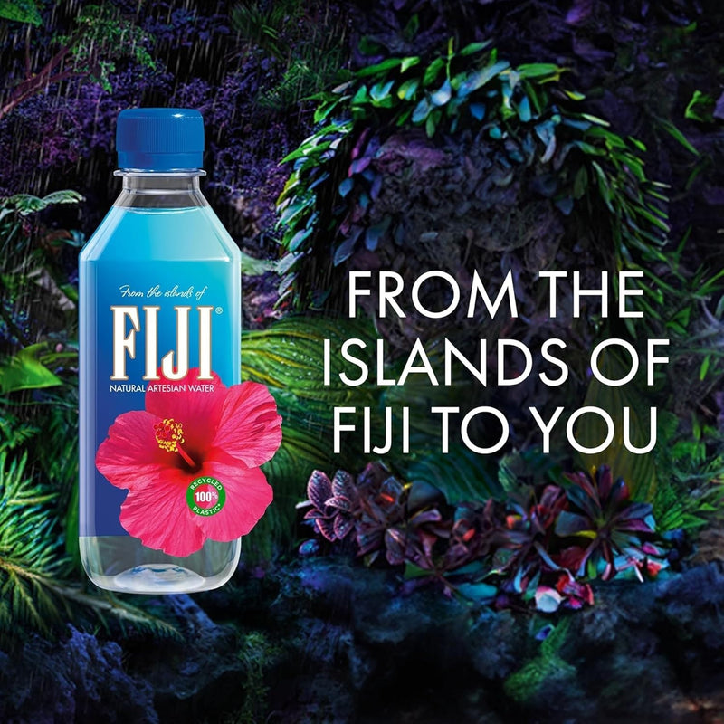 FIJI Natural Artesian Water 24 Pack of 500mL Bottle Carton Box Bulk