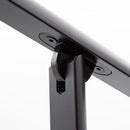Nero Foldable LED Lamp Table Light Aluminium Wireless Phone Charging Pad Black