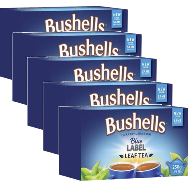 Bushells Tea Blue Label Loose Leaf Tea 250g Box of 5 | SuperOffice