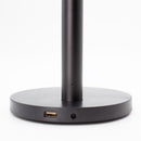 Nero Foldable LED Lamp Table Light Aluminium Wireless Phone Charging Pad Black