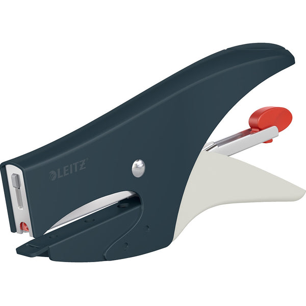 Leitz Cosy Stapling Plier Stapler 15 Sheet Velvet Grey