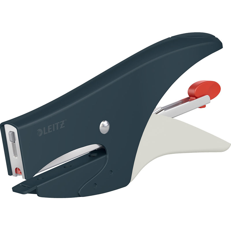 Leitz Cosy Stapling Plier Stapler 15 Sheet Velvet Grey
