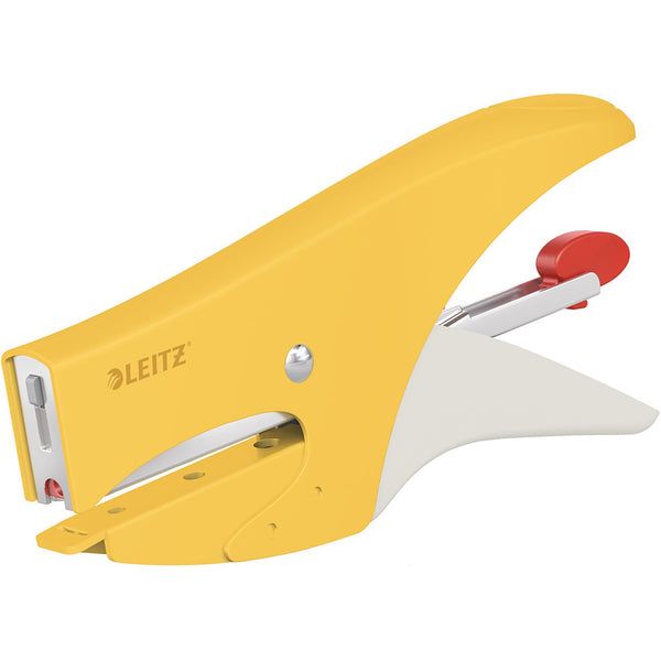 Leitz Cosy Stapling Plier Stapler 15 Sheet Warm Yellow