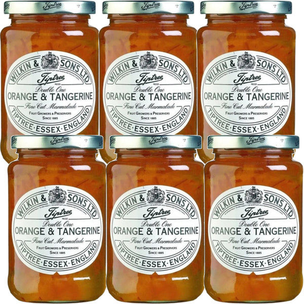 Tiptree Double One Orange & Tangerine Marmalade 340g 6 Pack Bulk