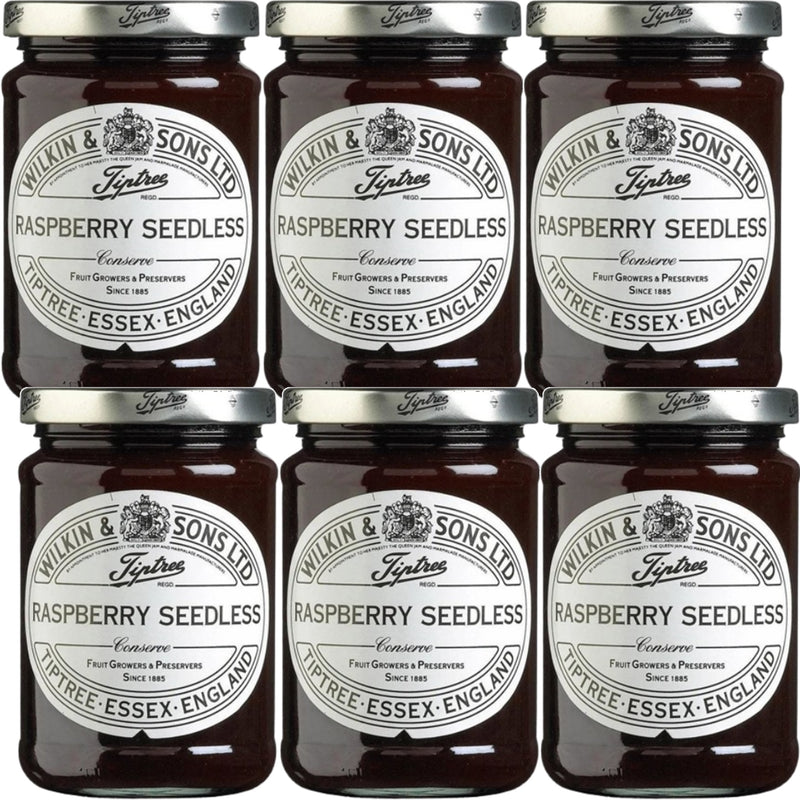Tiptree Raspberry Seedless Conserve 340g 6 Pack Bulk