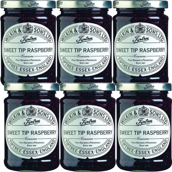 Tiptree Sweet Tip Raspberry Conserve 340g 6 Pack Bulk