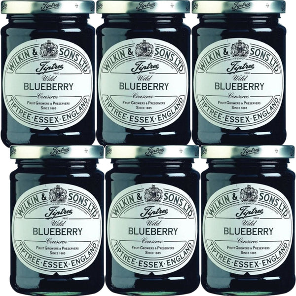 Tiptree Wild Blueberry Conserve 340g 6 Pack Bulk