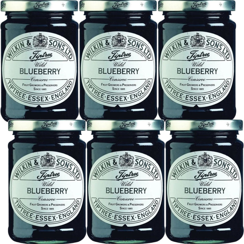 Tiptree Wild Blueberry Conserve 340g 6 Pack Bulk