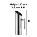 Connoisseur Water Pitcher Stainless Steel 1.5 Litre