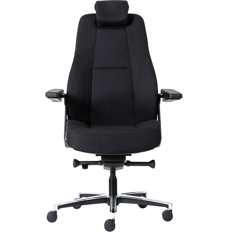 Buro Maverick 24/7 Controller Chair Heavy Duty With Arms Fabric Black