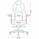 Buro Maverick 24/7 Controller Chair Heavy Duty With Arms Fabric Black