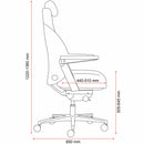 Buro Maverick 24/7 Controller Chair Heavy Duty With Arms Leather Black