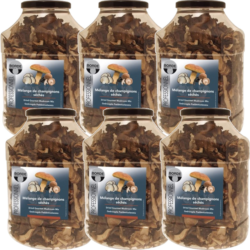 Borde Dried Gourmet Mushroom Mix 500g 6 Pack Bulk