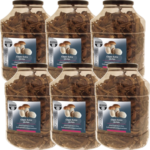 Borde Dried Ceps/Porcini Mushrooms Extra Dry 500g 6 Pack Bulk