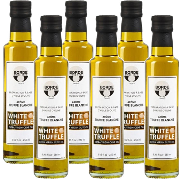 Borde White Truffle Olive Oil 250mL 6 Pack Bulk