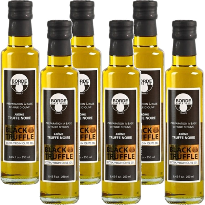 Borde Black Truffle Olive Oil 250mL 6 Pack Bulk