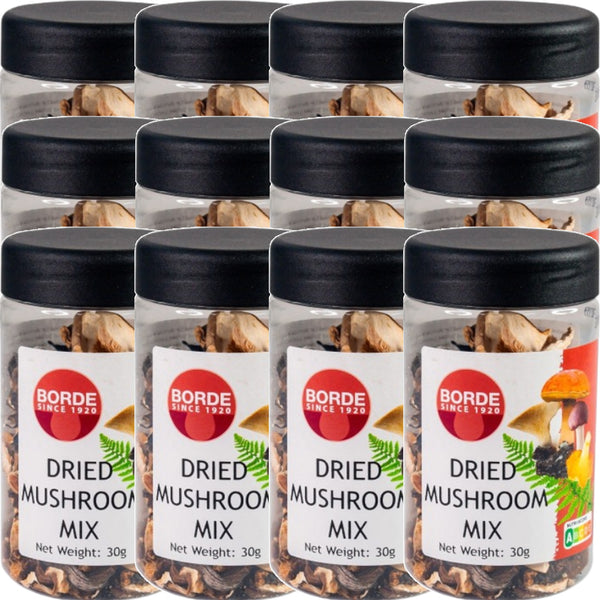Borde Forest Mushroom Mix 30g 12 Pack Bulk