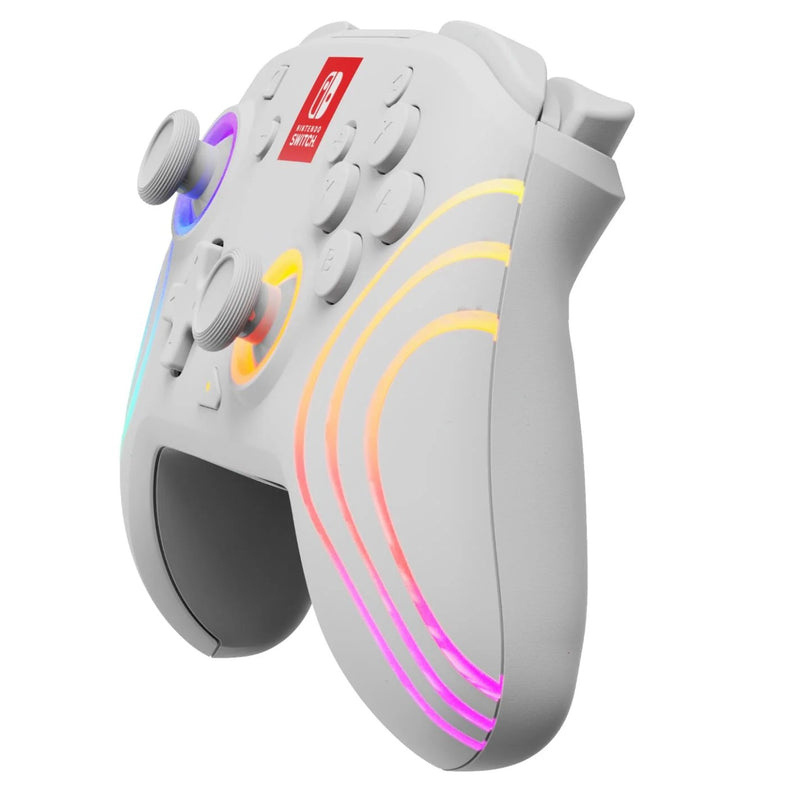 PDP Afterglow Wave Wireless Controller Nintendo Switch White