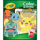Pokemon Colour & Sticker Book Book