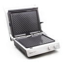 Nero Deluxe Sandwich Press Toaster Contact Grill 4 Slice Grooves with Timer