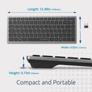 Kensington KB435 Wireless Compact Keyboard Bluetooth USB TKL