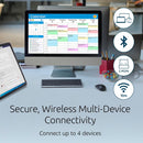 Kensington KB435 Wireless Compact Keyboard Bluetooth USB TKL