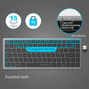 Kensington KB435 Wireless Compact Keyboard Bluetooth USB TKL