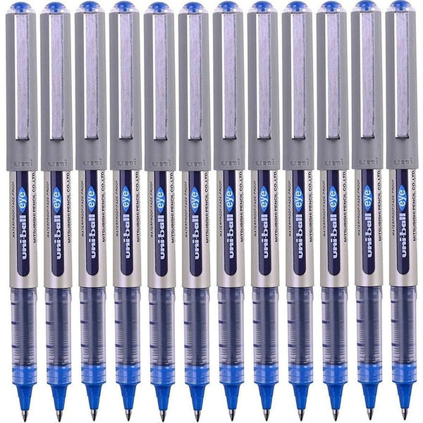 Uni-Ball UB-157 Eye Liquid Ink Pen Rollerball Fine 0.7mm Blue Box 12