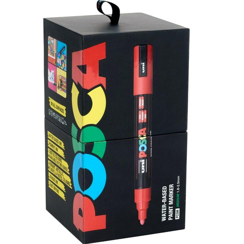 Uni Posca PC5M Paint Markers Medium Bullet Tip 20 Gift Tin Set