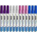 Artline Glass Marker 2mm Assorted Colours Box 12