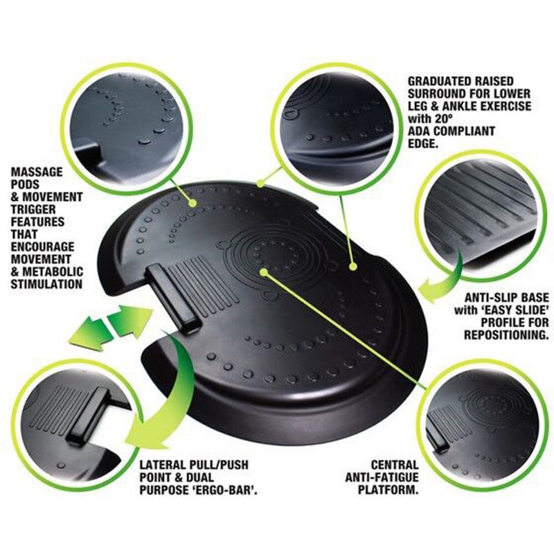 Floortex Anti-Fatigue Mat 5000 660x900mm Black